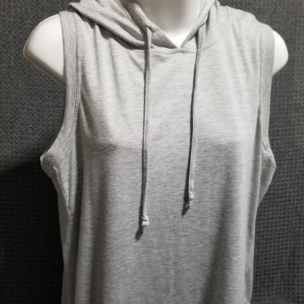 Avia Gray Sleeveless Hoodie Size Large